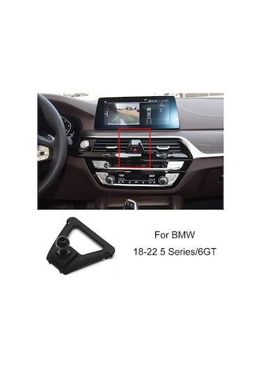 Bmw Araba Hava Çıkışı Modifiye Cep Telefonu Tutucu Tabanı İçin, Model: 18-22 5 Serisi / 6gt