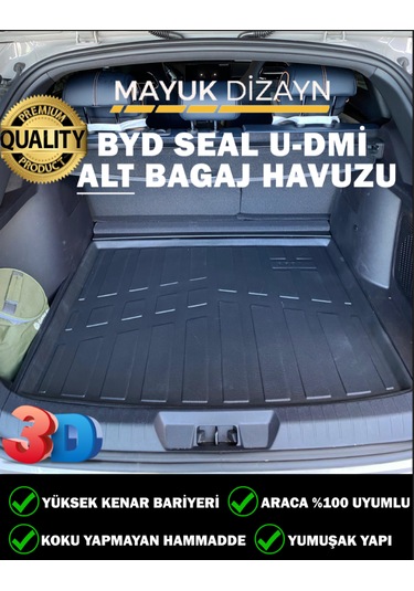 Byd Seal U Dm-i 2023-2024-2025 Model Araca Özel 3d Alt Bagaj Hav
