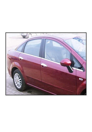 Fiat Linea Krom Cam Çıtası 8 Parça P.çelik 2007 Ve Sonrası
