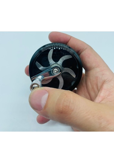 Çelik Metal 2parça Tutun Öğütücü Tutmaçlı Grinder //65mm-aly275