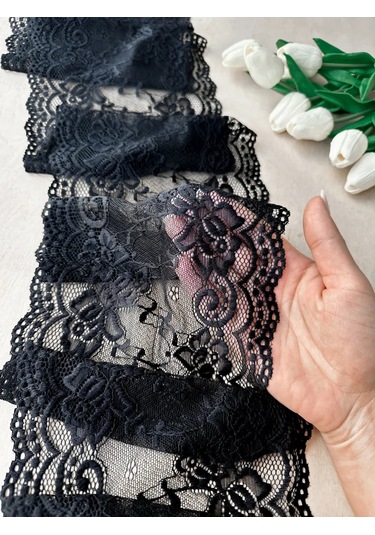 Bel' Evaa Furnıtura 18 Cm Genişlik, 1 Metre Uzatılabilir Dantel Etiketsiz Dantel 360750972