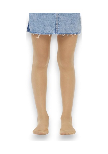 Ten Rengi Kız Çocuk Külotlu Çorap - 20 Den Ten