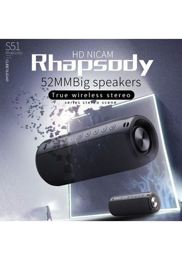 Besthome1 Zealot S51 Ipx5 Su Geçirmez Hoparlör: 10w Ses, 8 Saat, Mavi, Dayanıklı Kullanım