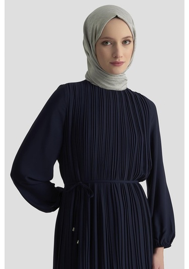 Armine Elbise Ortd9435-1 Lacivert Lacivert