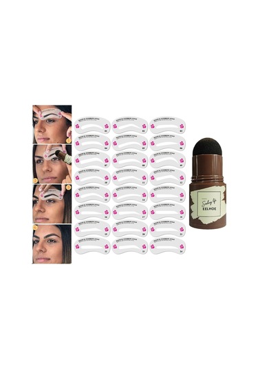 Suntek Kaş Pudrası Damga Şekillendirme Kiti, Kaş Şablonları