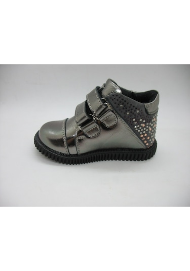 Perlina 00205 Doğal Deri Ortopedik Destekli Bebe Botu 22-25 (379997333) Füme