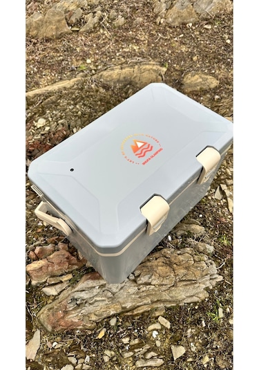 18 Lt Taşınabilir Soğutucu Kamp Dolabı Gri