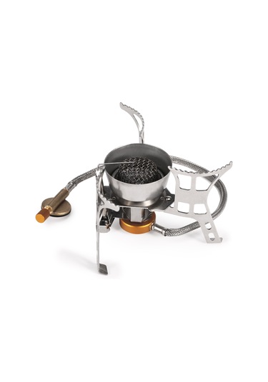 Kosona Lıxada Taşınabilir Kamp Ocağı - Inox Yapı, Piezo Elektrikli Ateşleme, Rüzgar Engeli Ve Kaymazsız Destek Çok Renkli