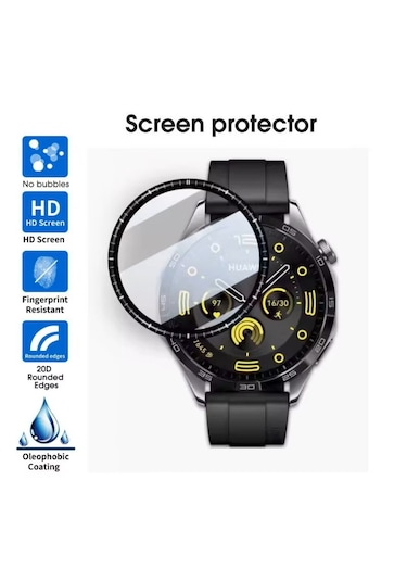 Huawei Watch Gt 6 Pro 46mm Uyumlu Tam Koruyan Ekran Koruyucu