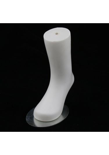 Homyl Çeşitli Ayak Manken Kukla Kalıp Sandal Ayakkabı 115mm Beyaz