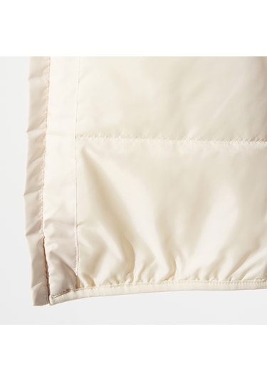 Puma Essentials Light Padded Kadın Beyaz Kapüşonlu Mont Beyaz