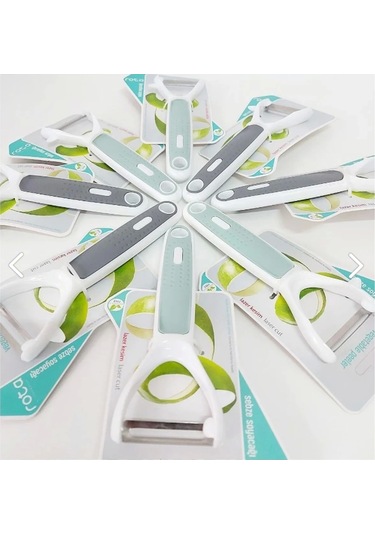 Lazer Kesim "ergonomik Tasarım" Pratik Sebze Meyve Soyacağı Rt501 Çok Renkli