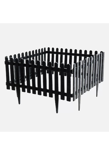 Omnipazar So-ıbc1 Eko İstanbul Bahçe Çiti 4'lü Set 55x34 Cm Antrasit