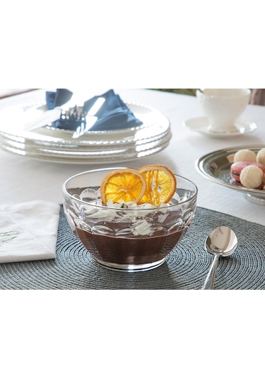 Madame Coco Blanch 4'lü Küçük Yuvarlak Kase