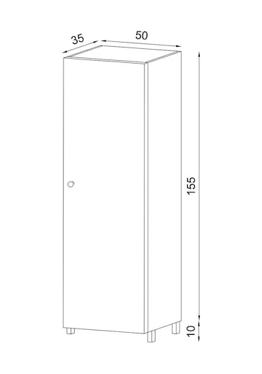 Pari Vileda Dolabı Beyaz