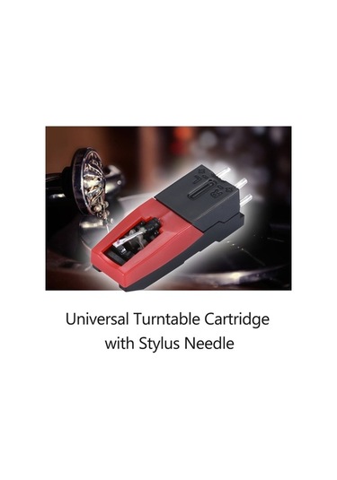 Trendooze Vinil Plak Çalar Aksesuarı Değişimi İçin Stylus İğneli Evrensel Pikap Fonograf Kartuşu Do