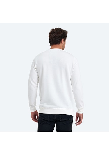 The Crow VENOM Erkek  Ekru Sweatshirt