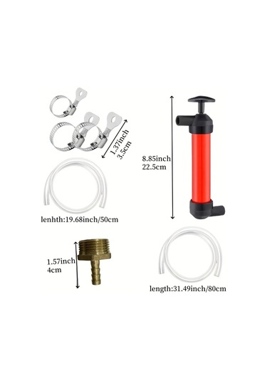 Chuangyinshop Winter Rv Pompa Kit 1 Set Manuel Pompa Kit 3 Klipsli Anti Freeze Su Sistemi