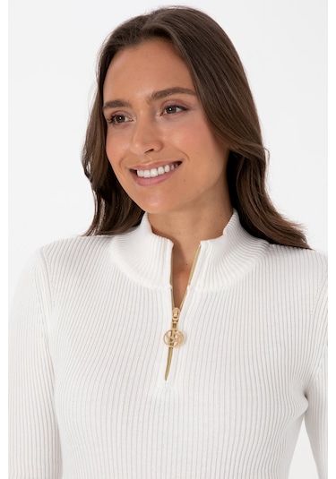 U.s. Polo Assn. Kadın Ekru Kazak /triko 50316869-vr019 Ecru