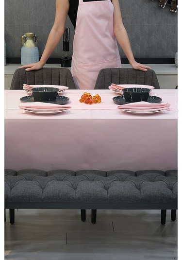 Dream Kumaş Peçete Modelleri Leke Tutmaz Kumaş Peçete Çeyiz Seti 6lı Paket Pembe