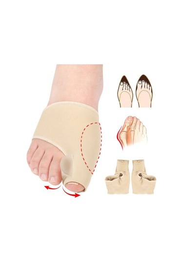 Likra Ter Emici Aşınma Önleyici Ayak Başparmağı Kemiği Halluks Valgus Düzeltici M