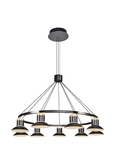 Özcan Aydınlatma 3127-9a Foola 9'lu Sarkıt Kumandalı Platin