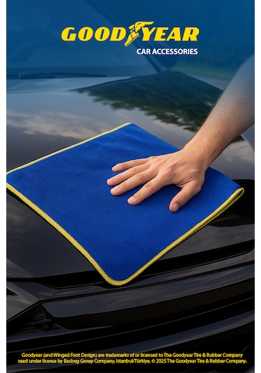 Goodyear Mikrofiber Bez Mavi