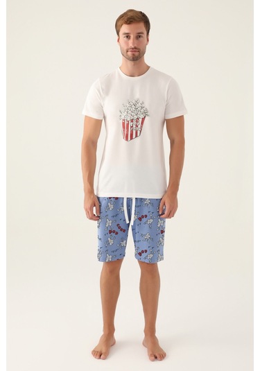 Rolypoly Pop Krem Erkek Bermuda Takım 5274-43018 Krem