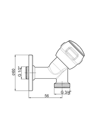 Gpd Çamaşır Musluğu Rios Cms30-2 Krom