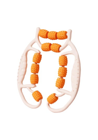 Suntek Taşınabilir 13 Tekerlekli Bacak Masaj Silindiri Turuncu Turuncu