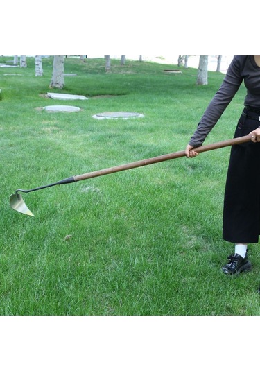 Kosona Çelik Üçgen Çapa - Toprak Gevşetme, Sulama Kanalı Açma, Tohum Ekimi İçin Dayanıklı Tarım Aracı 1 Adet