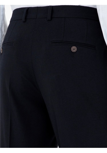 Cacharel Koyu Lacivert Slim Fit Kumaş Pantolon