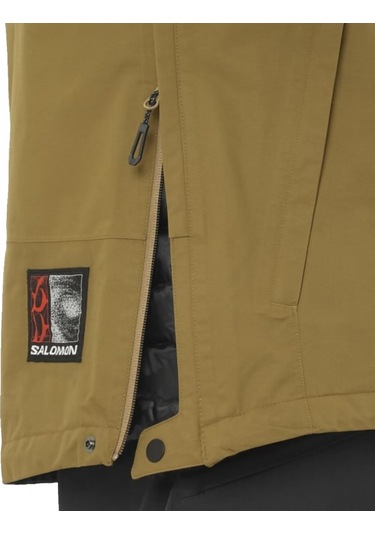 Salomon Salomon Venom Erkek Sarı Kayak Ceketi 6767 Hardal