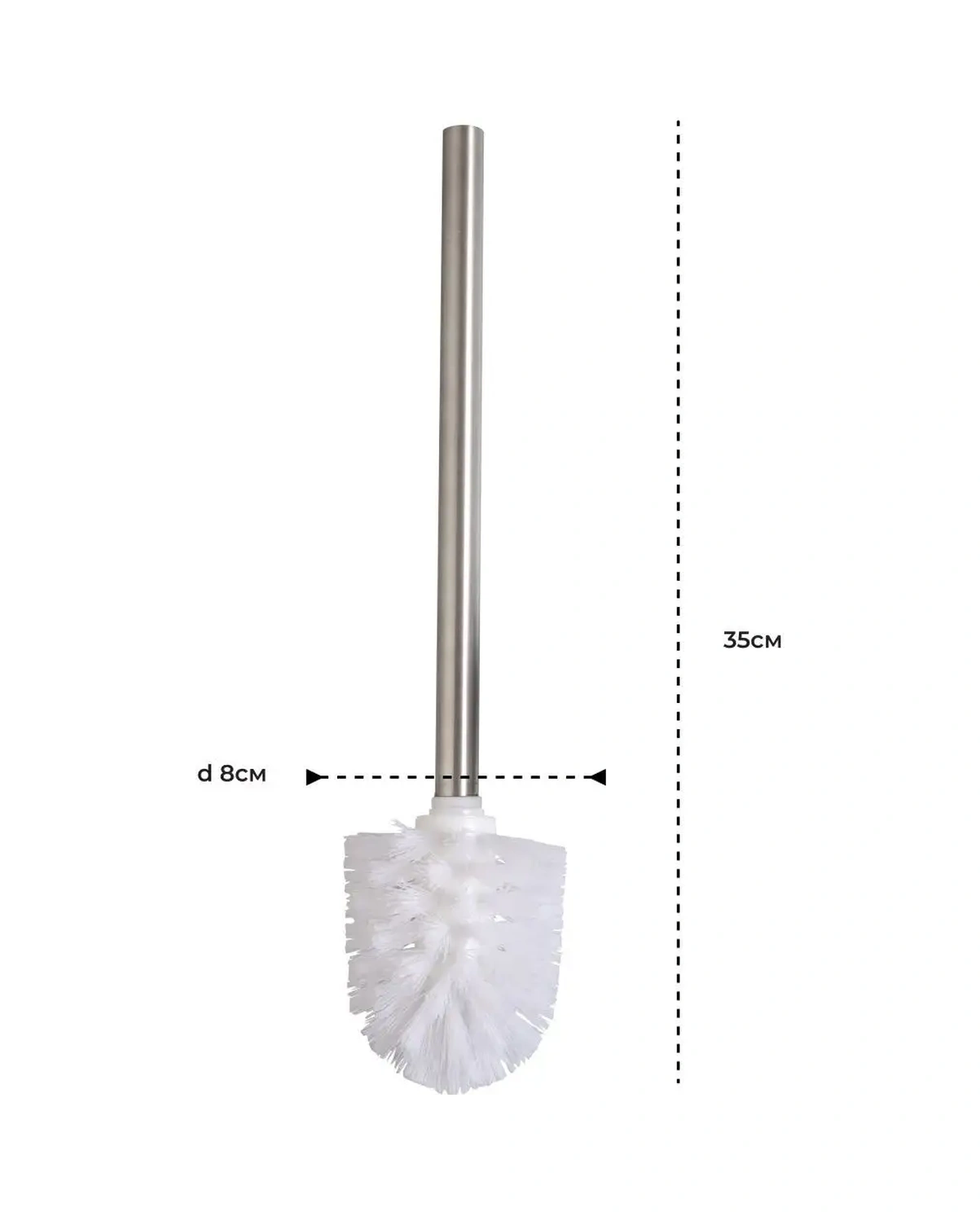 Kroffos Zeminler İçin Tuvalet Fırçası 55106828 Beyaz