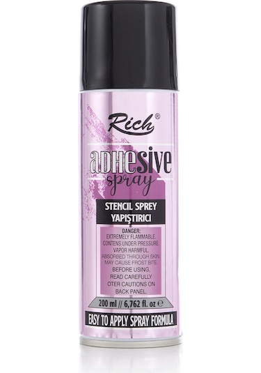 Rich Stencil Sprey Yapıştırıcı 200Ml