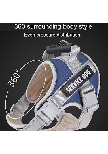 Büyük Köpek Patlama Korumalı Yumruk Göğüs Koşum Köpek Seyahat Tasma, Stil: Tek Siyah Xxl