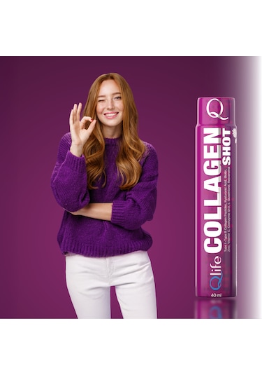 Collagen Shot Komplex Vitaminli Sıvı Kolajen 15 Tüp