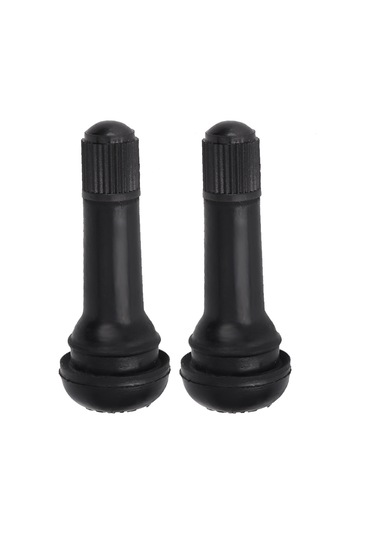 Yaleker 10 Adet Tr414 Lastik Ventili - Kauçuk Malzeme, 11.5mm Jant Delik Uyumlu, Isı Ve Soğuk Dayanıklı, Yerine Konulabilir Vantil Çekirdeği Yok