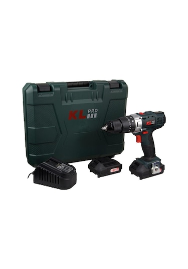 Klpro KLDM1820 18V 2.0 Ah Li-ion Çift Akülü Darbeli Matkap Vidalama
