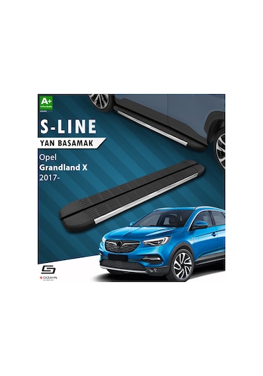 S-dizayn Opel Grandland X S-line Krom Yan Basamak 183 Cm 2017 Üze