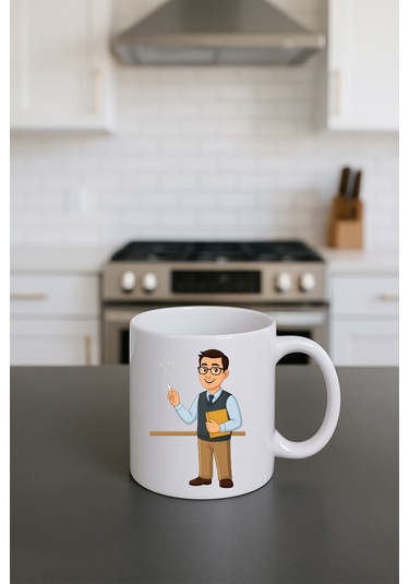 Meslek Baskılı Kupa Erkek Öğretmen