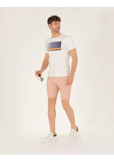Pierre Cardin Erkek Turuncu Şort / Bermuda 50264862-vr051 Turuncu