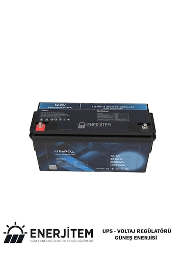 Enerjitem 51.2v 100ah Lifepo4 Batarya, 5120 Wh, Abs