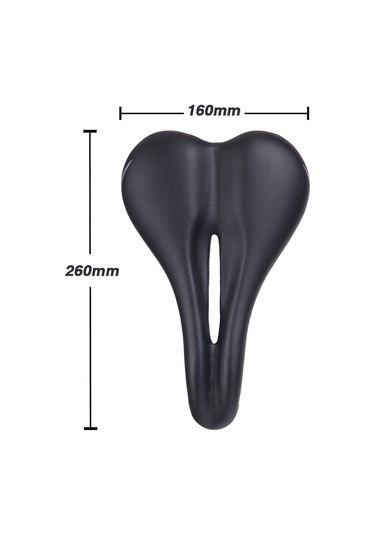 Geeroyoo Ztto Ergonomik Bisiklet Sele - Dağ Bisikleti İçin Kalınlaştırılmış, Hava Delikli, Hafif Ve Dayanıklı Siyah