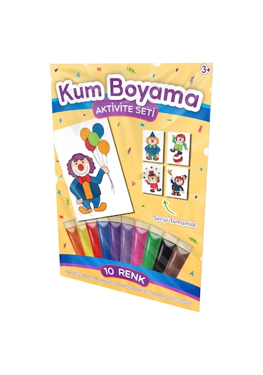 Baloncu Palyaço Kum Boyama Aktivite Seti