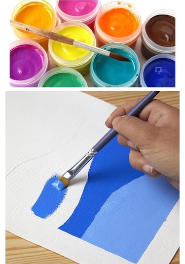 Guaj Boya 12 Renk 30 Ml 1 Paket Nova Color Guaj Boya Seti 12 Li Su Bazlı Şişe Canlı Renkler Resim Okul Çok Renkli