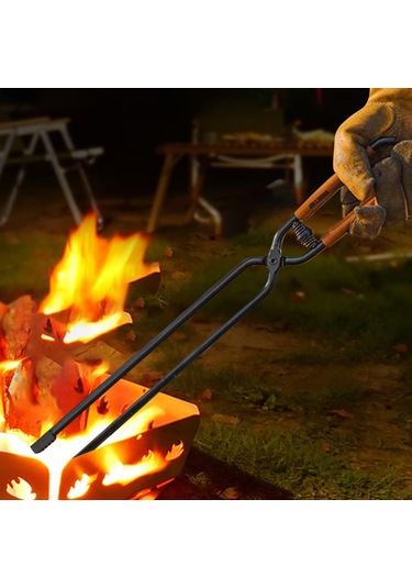 Suntek Kamp Ateşi Maşası 55cm Ateş Çukurları Aletleri Çok Renkli