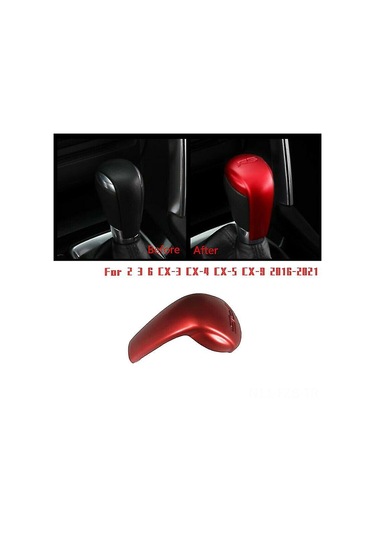 Fosenze Mazda 2 3 6 Cx-3 Cx-4 Cx-5 Cx-9 2014-2021 Için Kırmızı Abs Vites Düğmesi Kapak Trim, Kolay Kurulum, Yeni Ürün