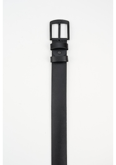 Erkek Siyah Deri Kemer 112548 Siyah