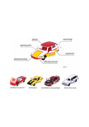 Majorette 60th Anniversary Edition 5'li Koleksiyon Paketi